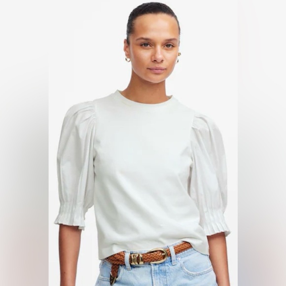 Madewell Tops - NWT Madewell Puff Sleeve Knit Top- Medium